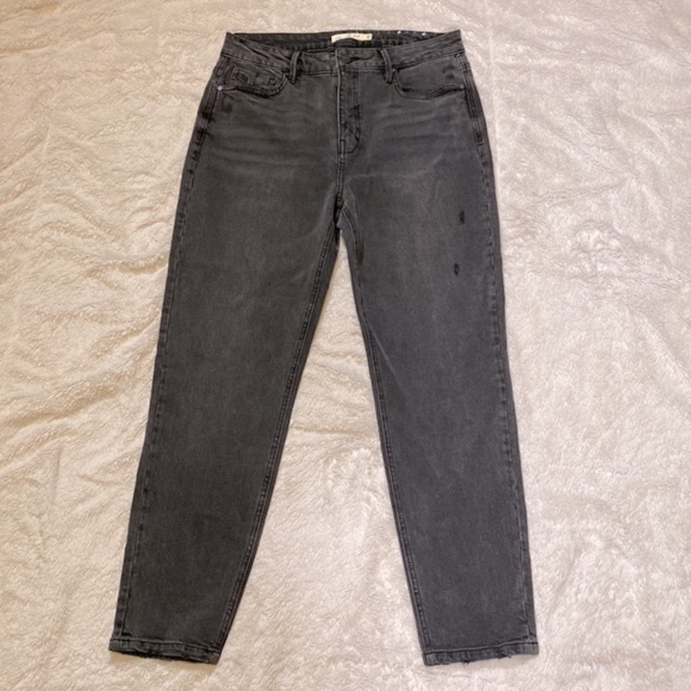 Unpublished Jeans Womens Size 30 Debbie Grunge Mom Jeans  Faded Black Denim